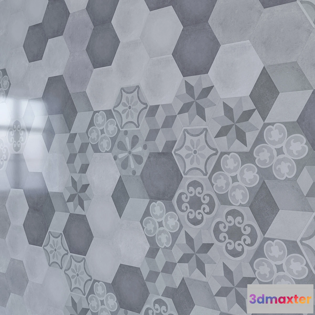 1405788 - Poitou porcelain tiles from Kerama Marazzi 3D Max