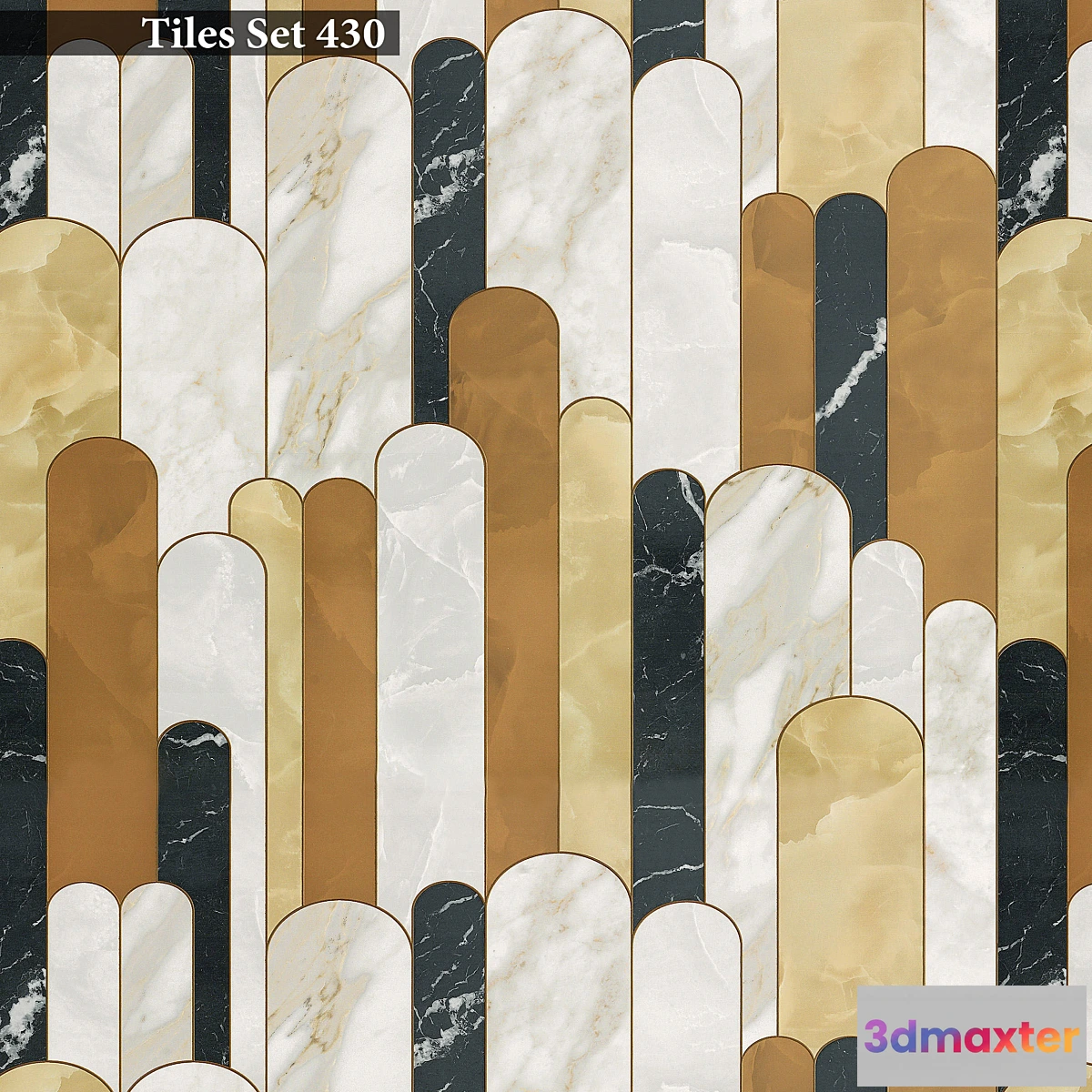 1406322 - Tiles set 430 3D Max