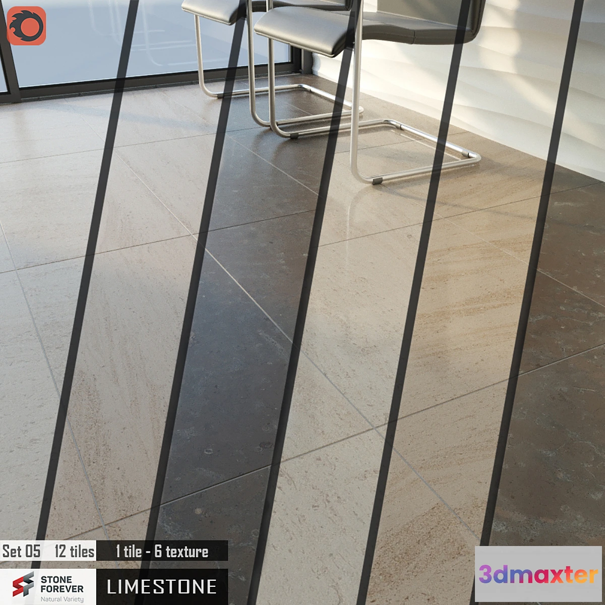 1406632 - Stone Forever Set 05 3D Max