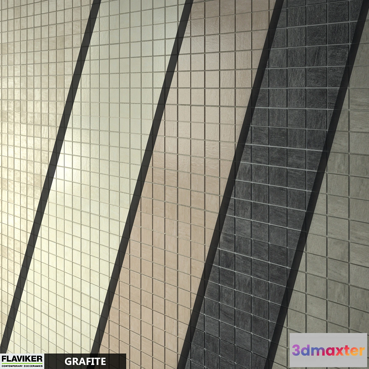 1408290 - FLAVIKER GRAFITE Mosaico Set 01 3D Max