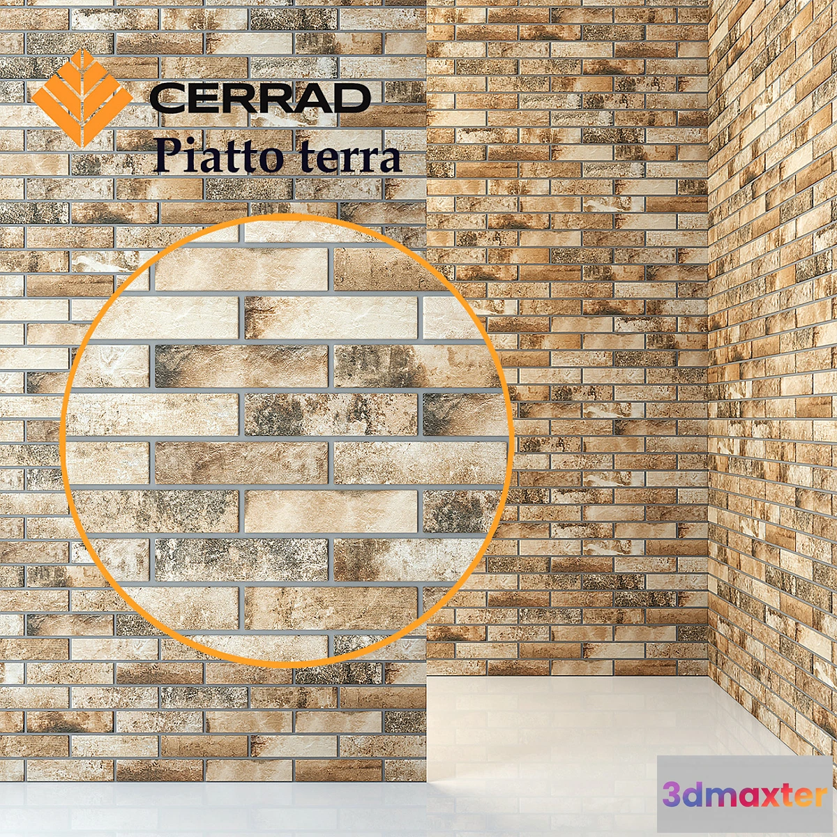 1413480 - Tile Cerrad Piatto terra 3D Max