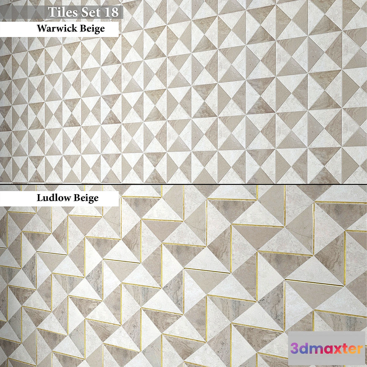 1413752 - Tiles set 18 3D Max