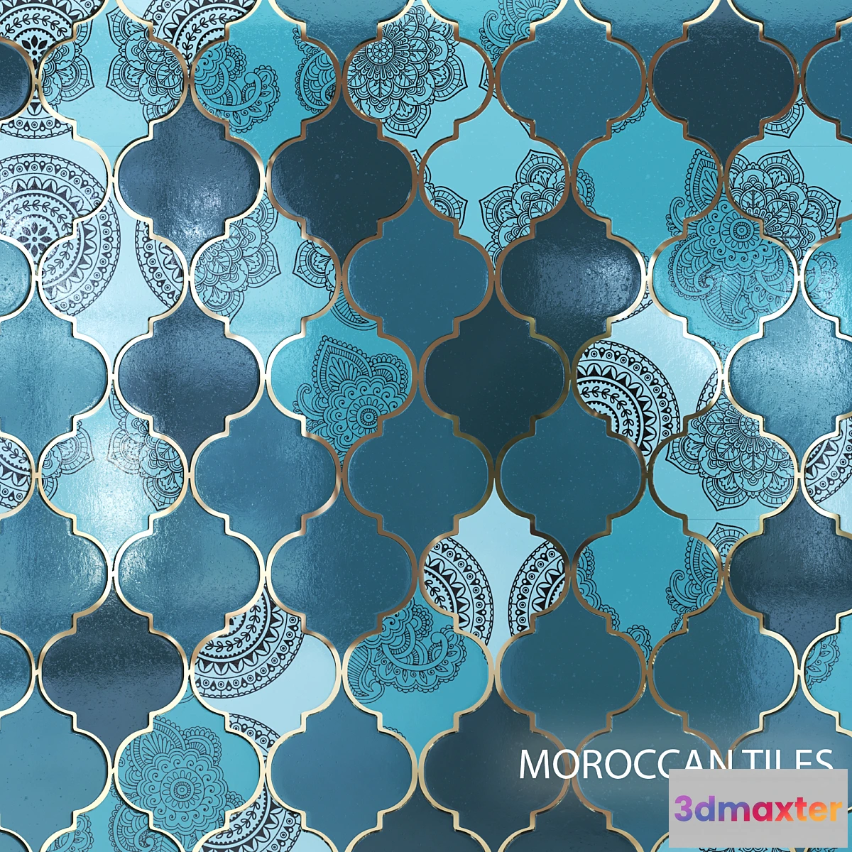 1414974 - Moroccan tiles 03 3D Max