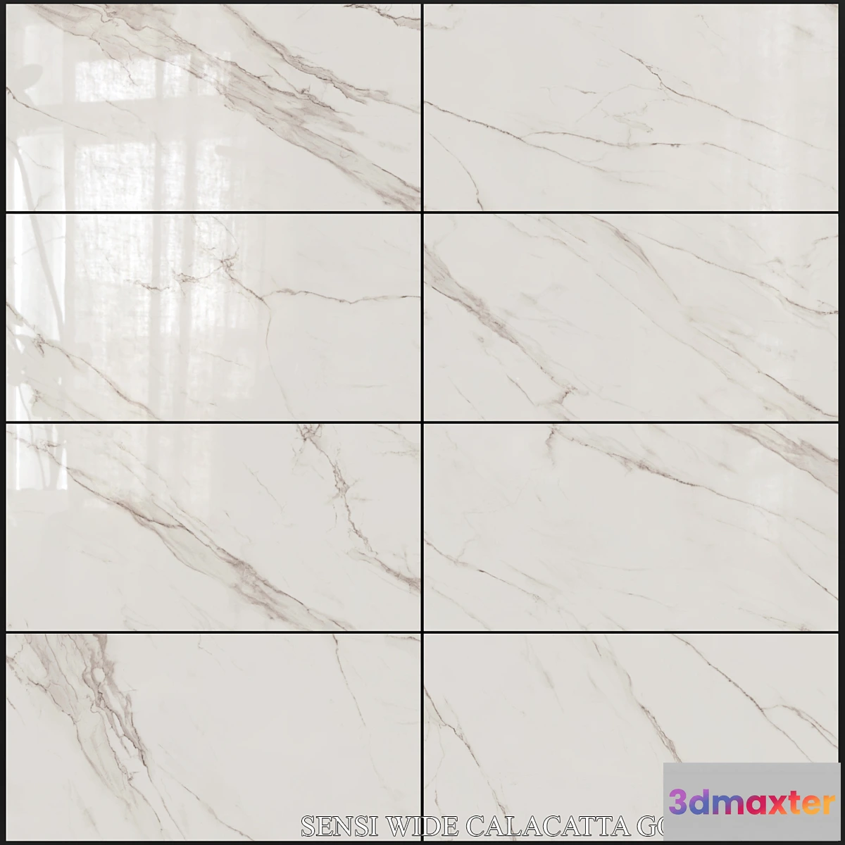 1415752 - ABK Sensi Wide Calacatta Gold 800×1600 3D Max