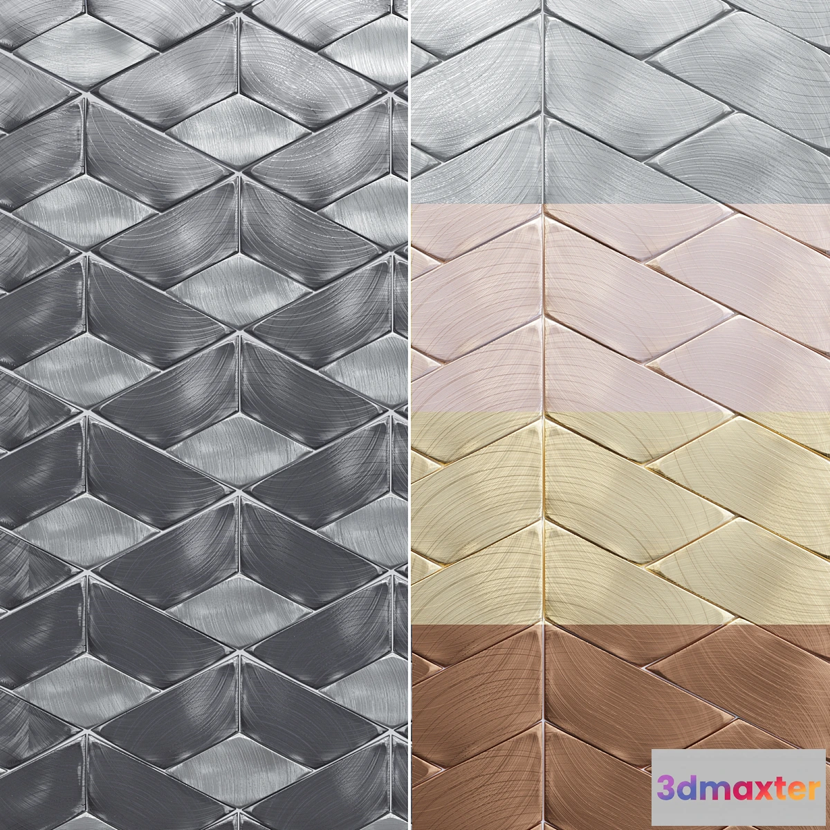 1418982 - L’Antic Colonial GRAVITY ALUMINUM BRAID and TRACE 3D Max