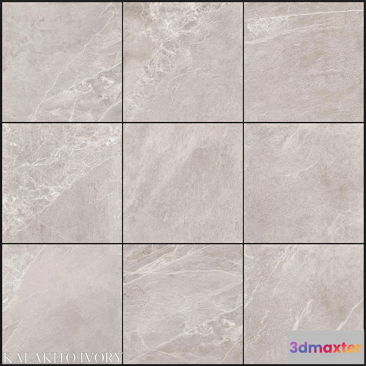 1419126 - Zeus Ceramica Kalakito Ivory 600×600 3D Max