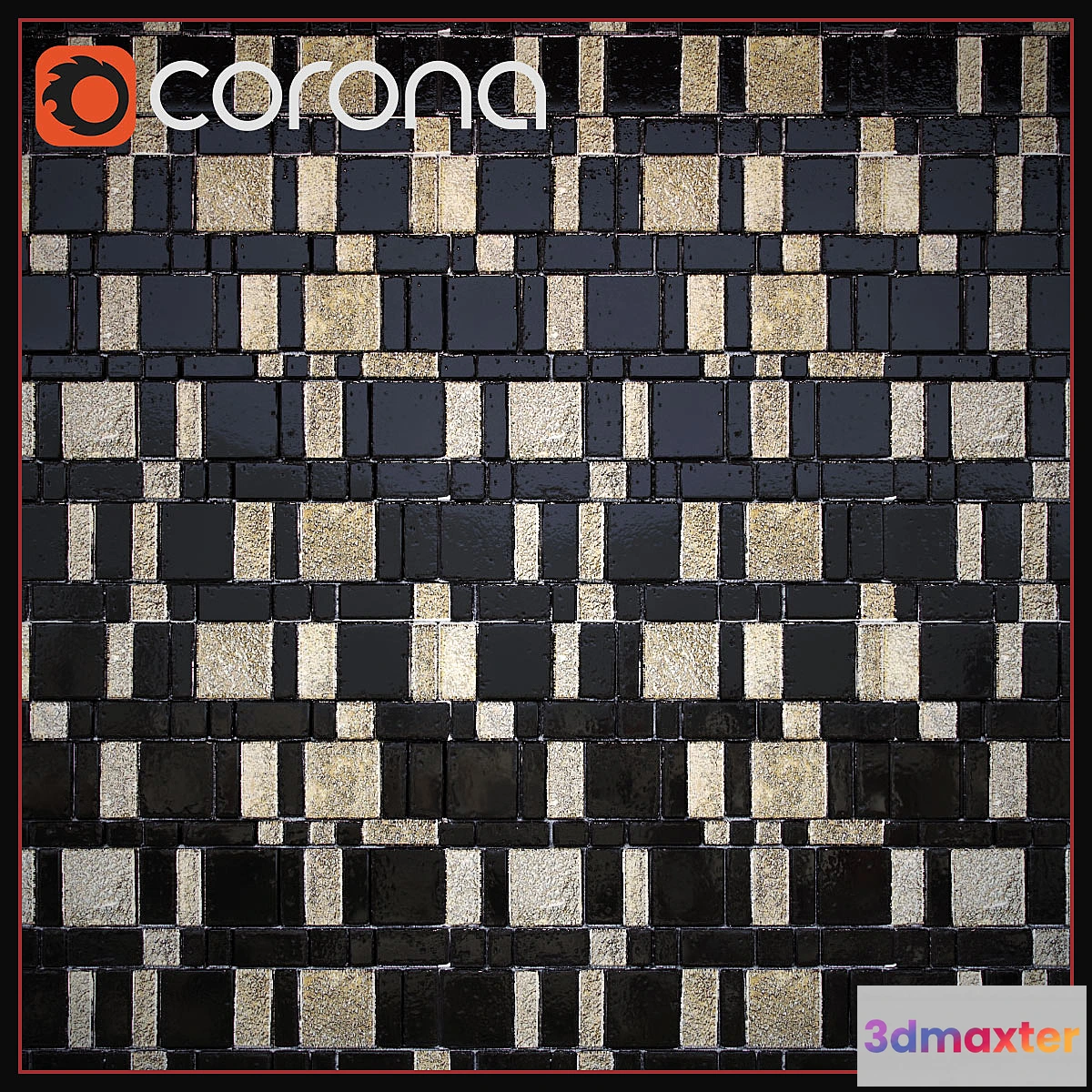 1419884 - Mosaic Dune Cleopatra 3D Max