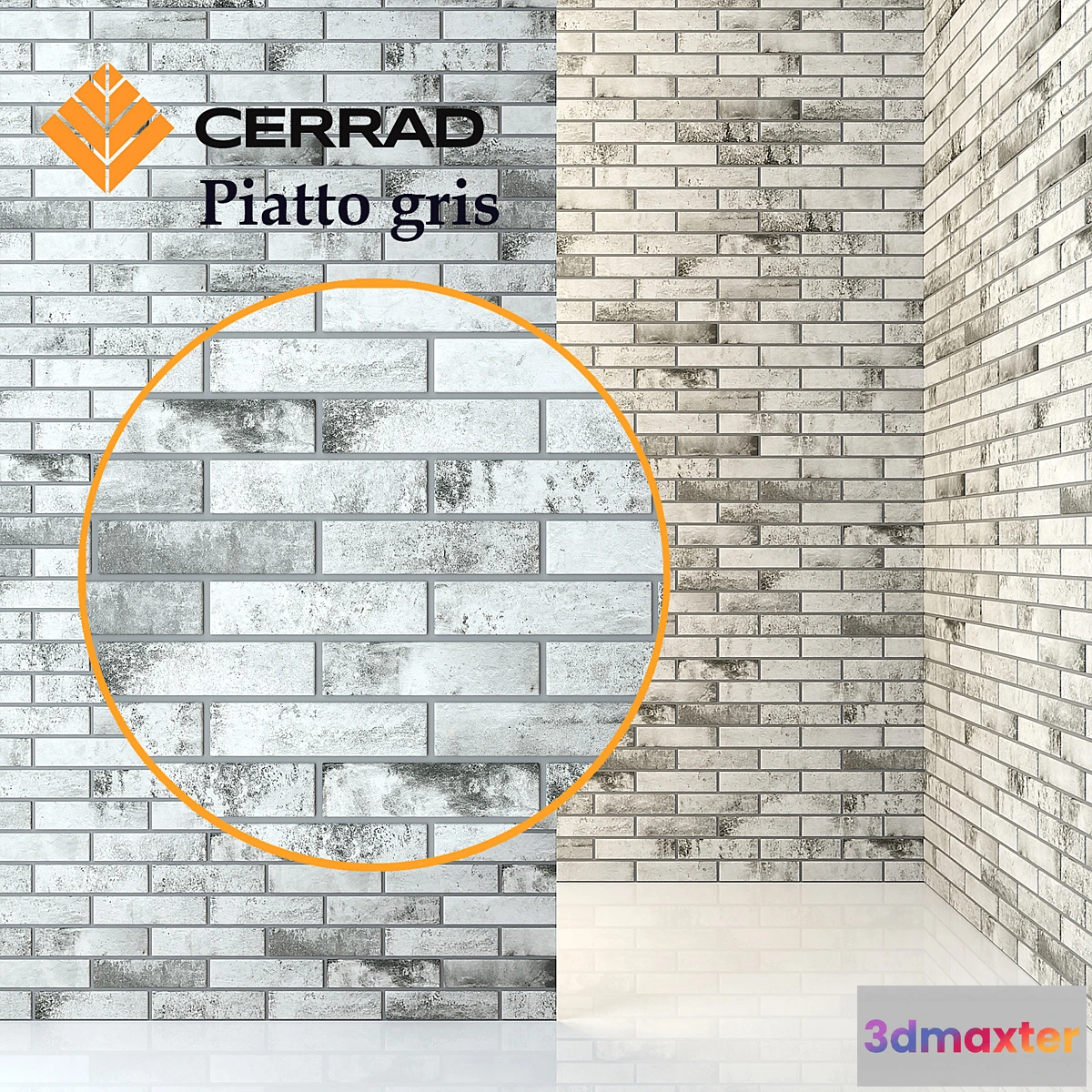 1420980 - Cerrad Piatto gris tiles 3D Max