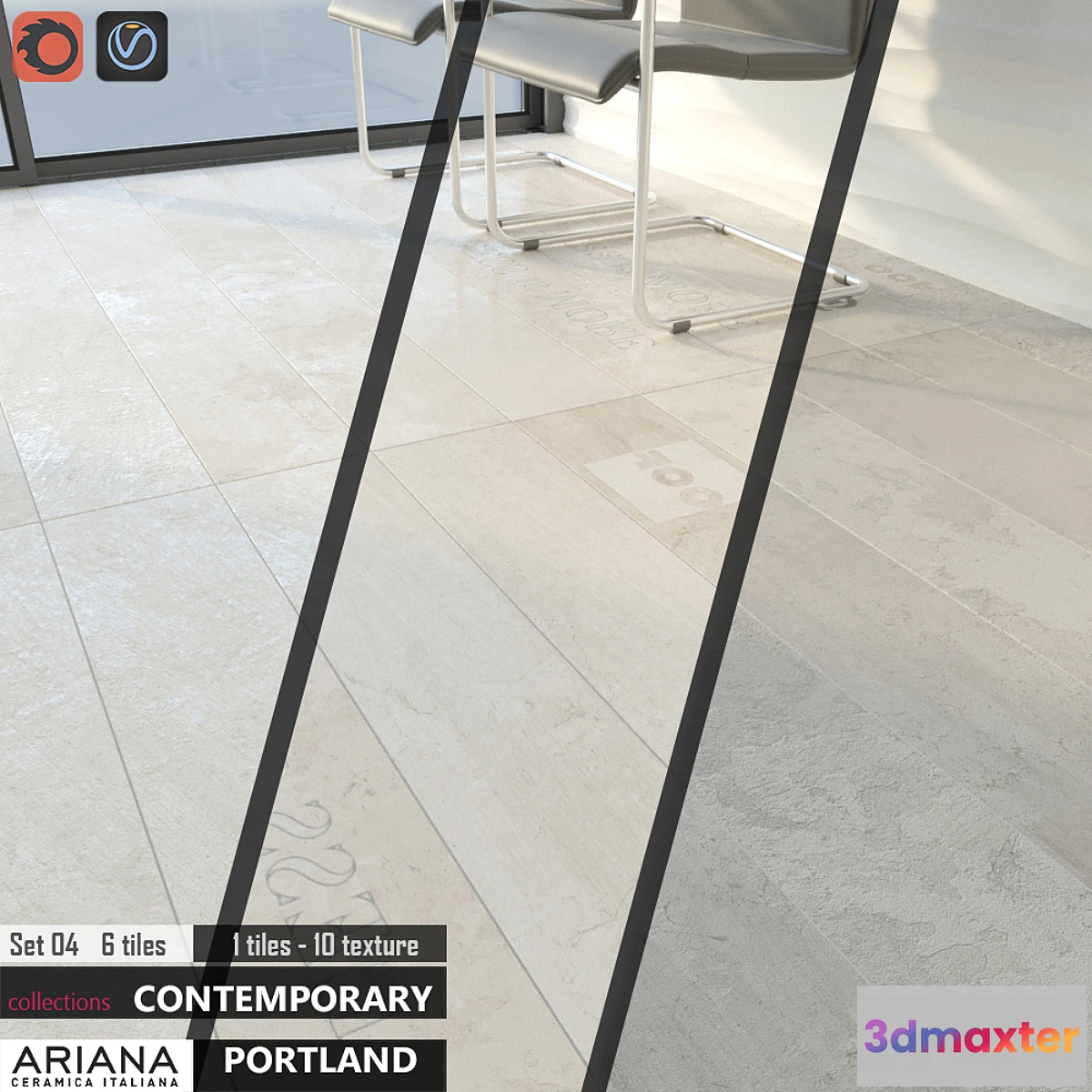 1421728 - ARIANA PORTLAND Set 04 3D Max