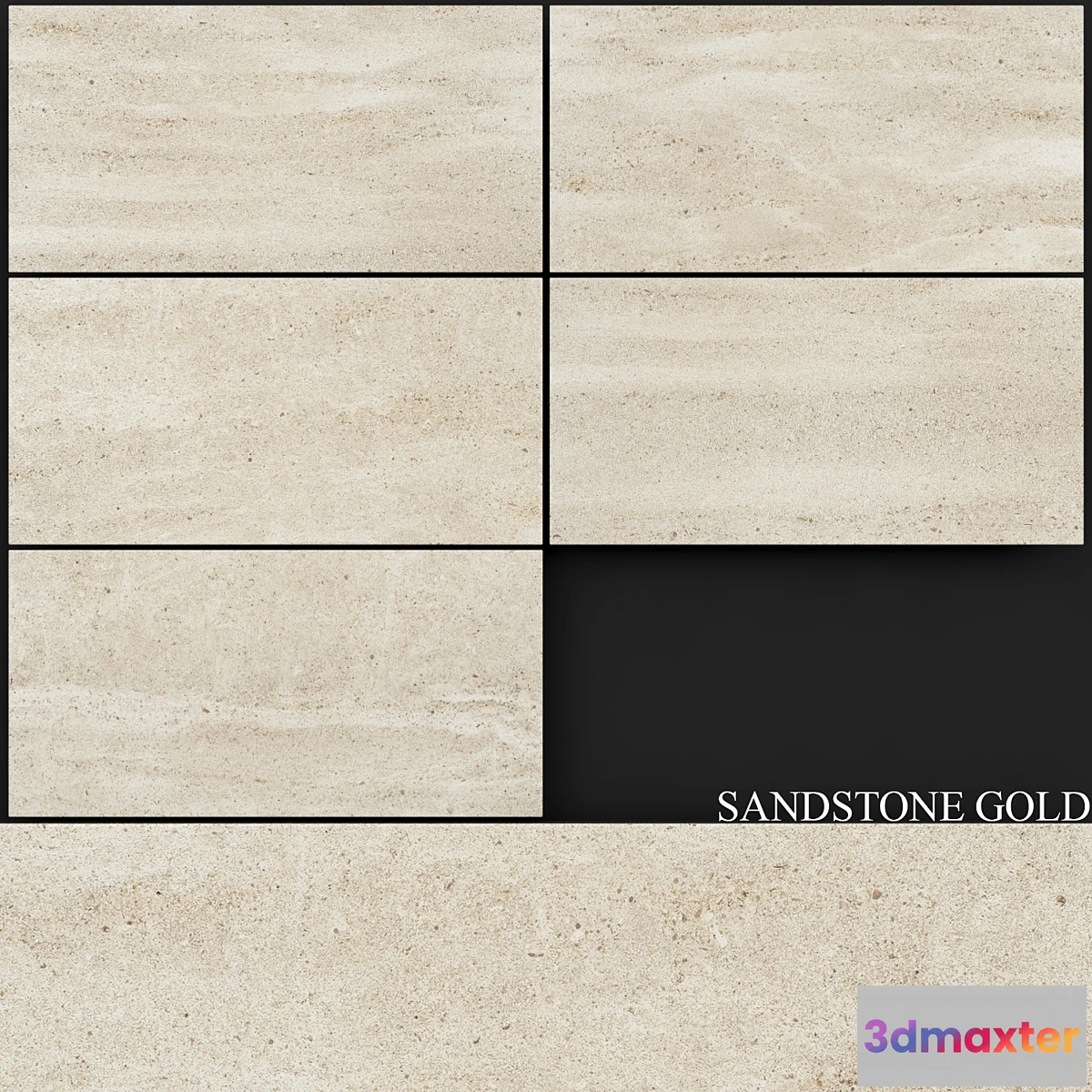 1423646 - Keros Sandstone Gold 3D Max