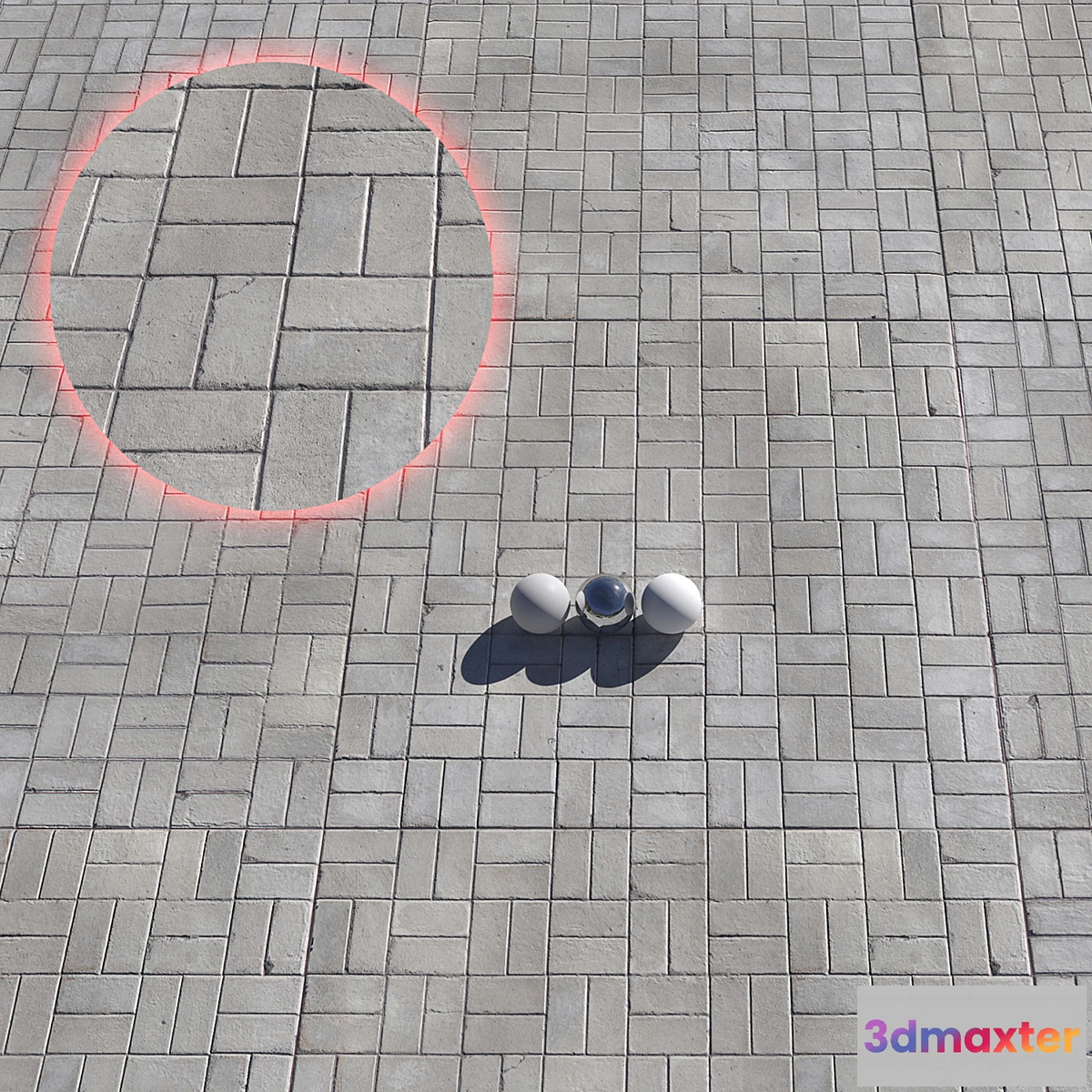 1424682 - Sidewalk tile_2 3D Max