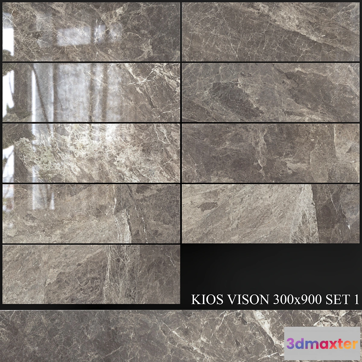 1424924 - Yurtbay Seramik Kios Vison 300×900 Set 1 3D Max