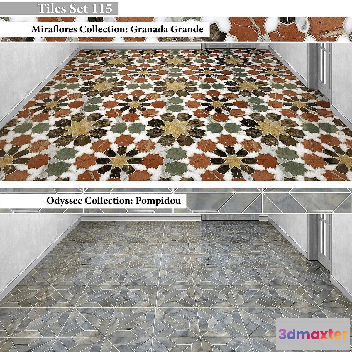 1425208 - Tiles set 115 3D Max