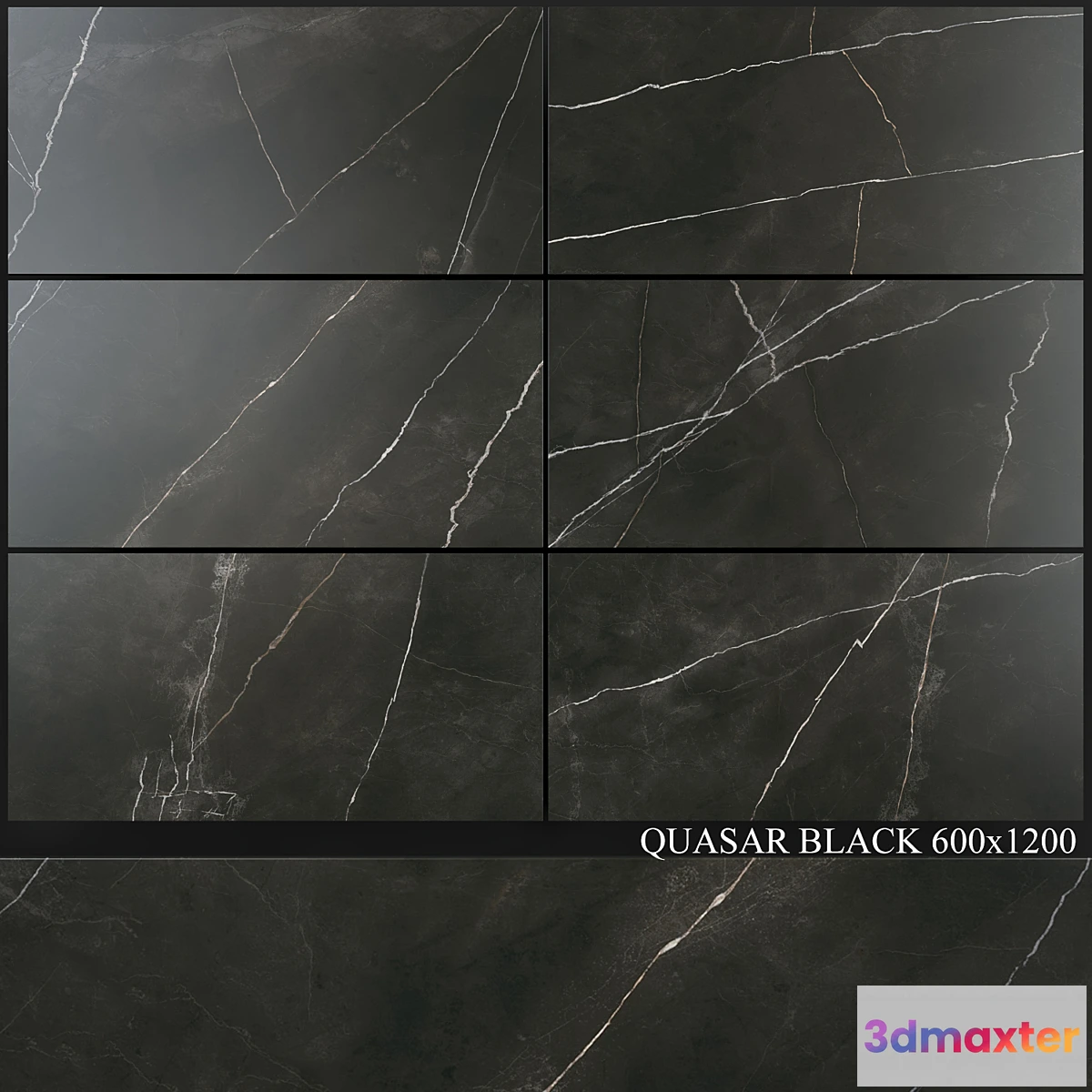 1427642 - Yurtbay Seramik Quasar Black 600×1200 3D Max
