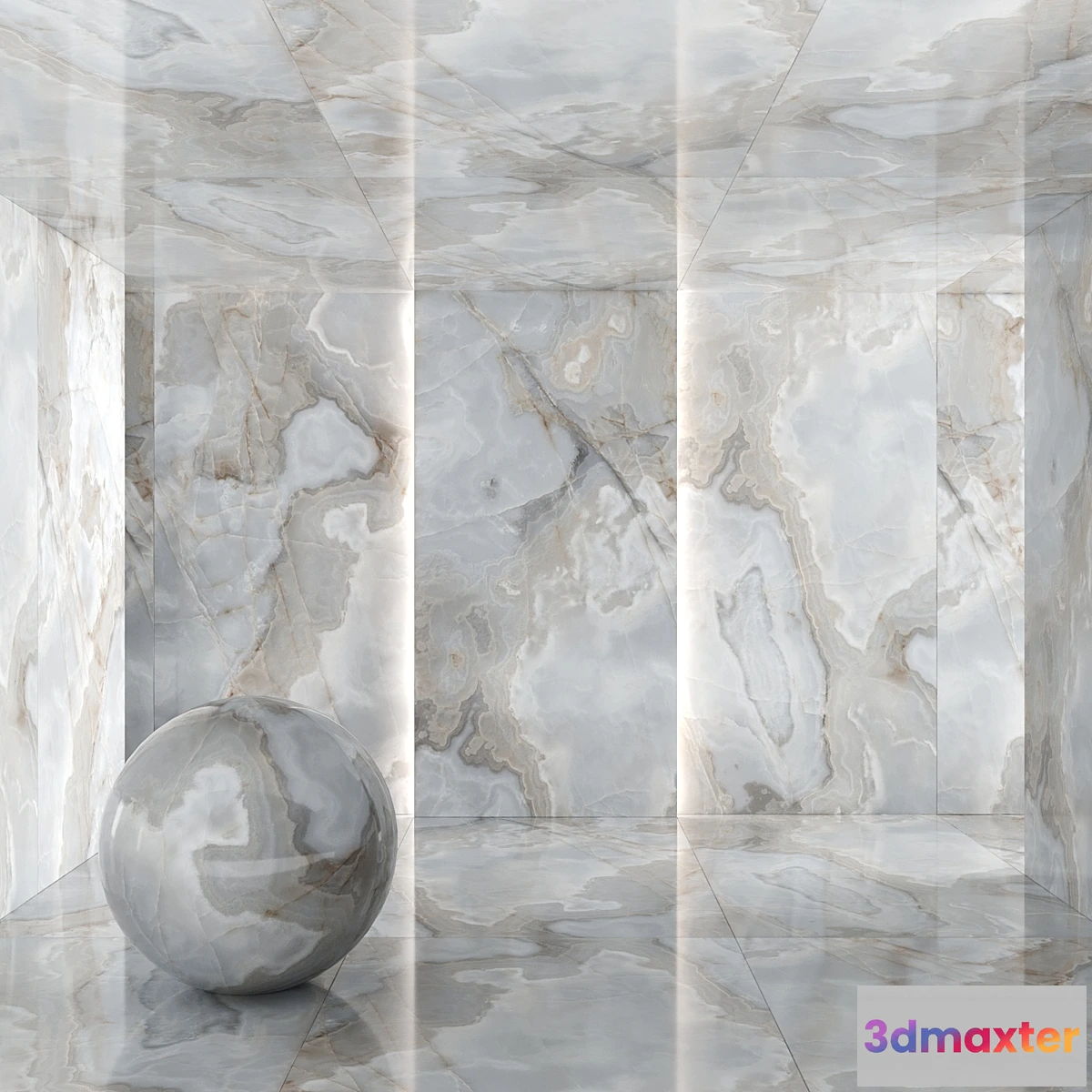 1435514 - Porcelain stoneware Onyx SF.RDR.BL.GL 3D Max