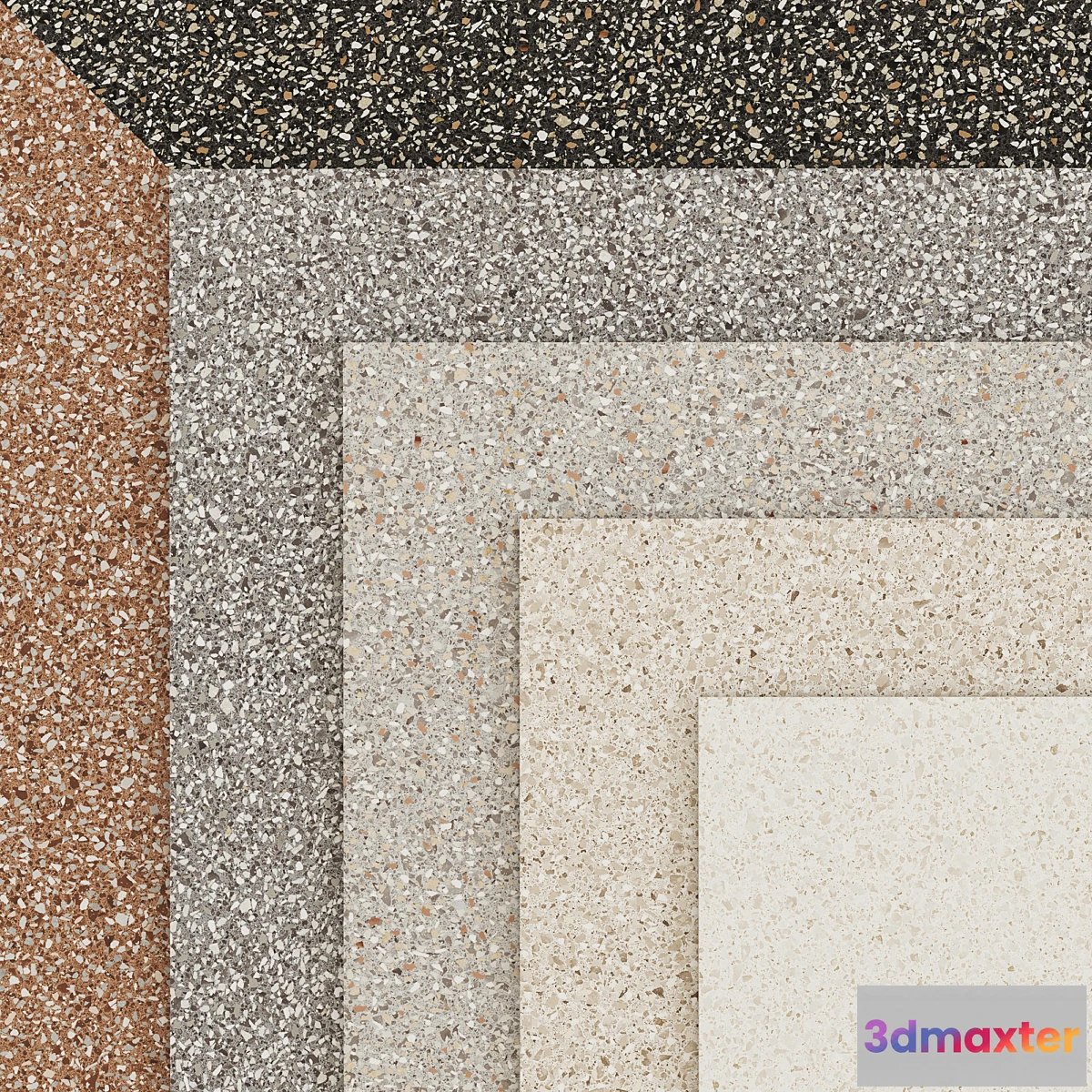 1436112 - Terrazzo NEWDECO set1 3D Max