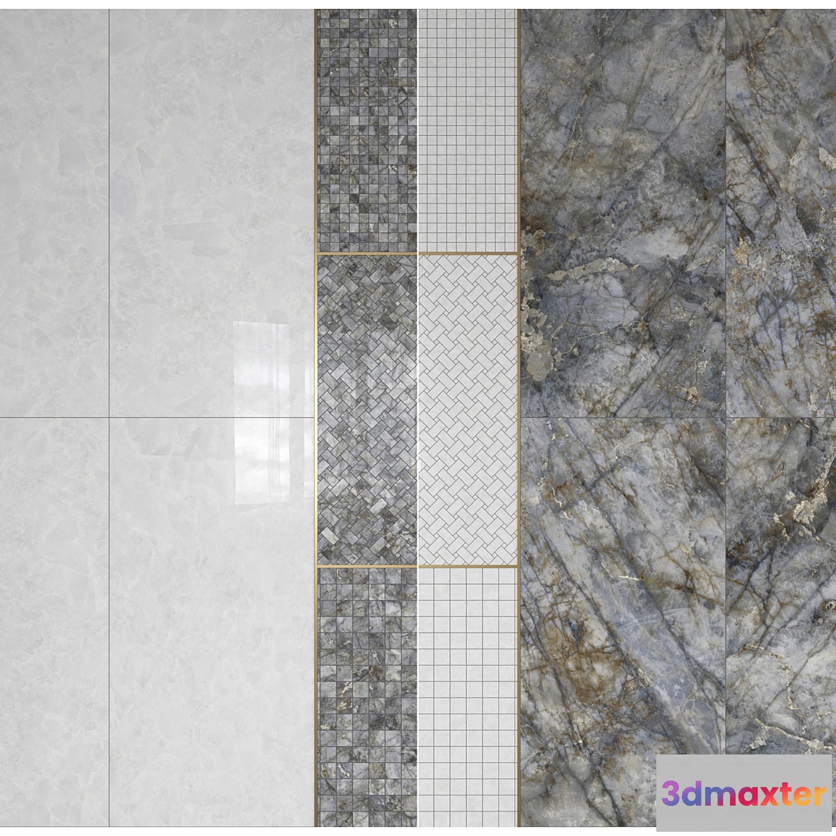 1437602 - Emilgroup Tele di Marmo Revolution decor s2 3D Max