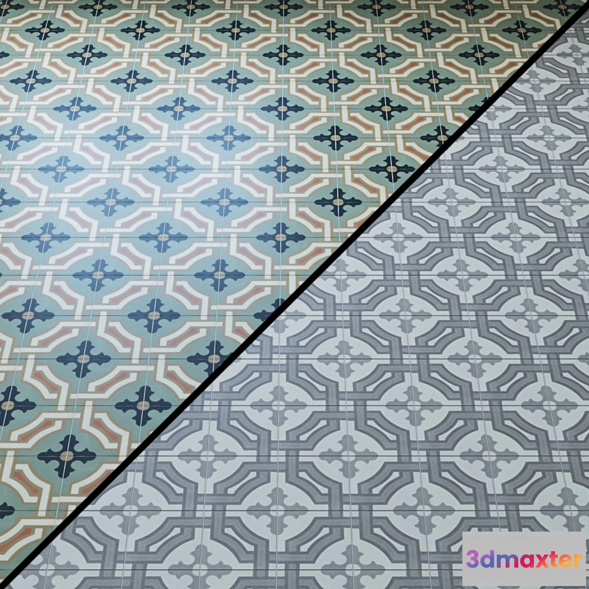 1438218 - Monaco tile Oxford 3D Max