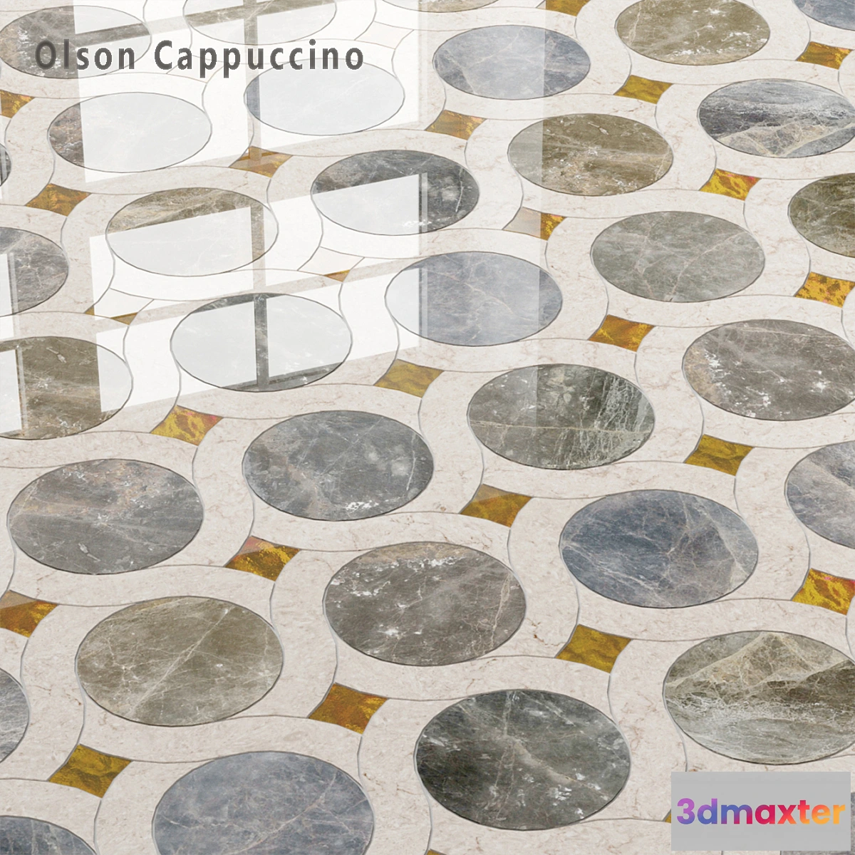 1438466 - Tile Sicis SiciStone Olson Cappuccino 3D Max