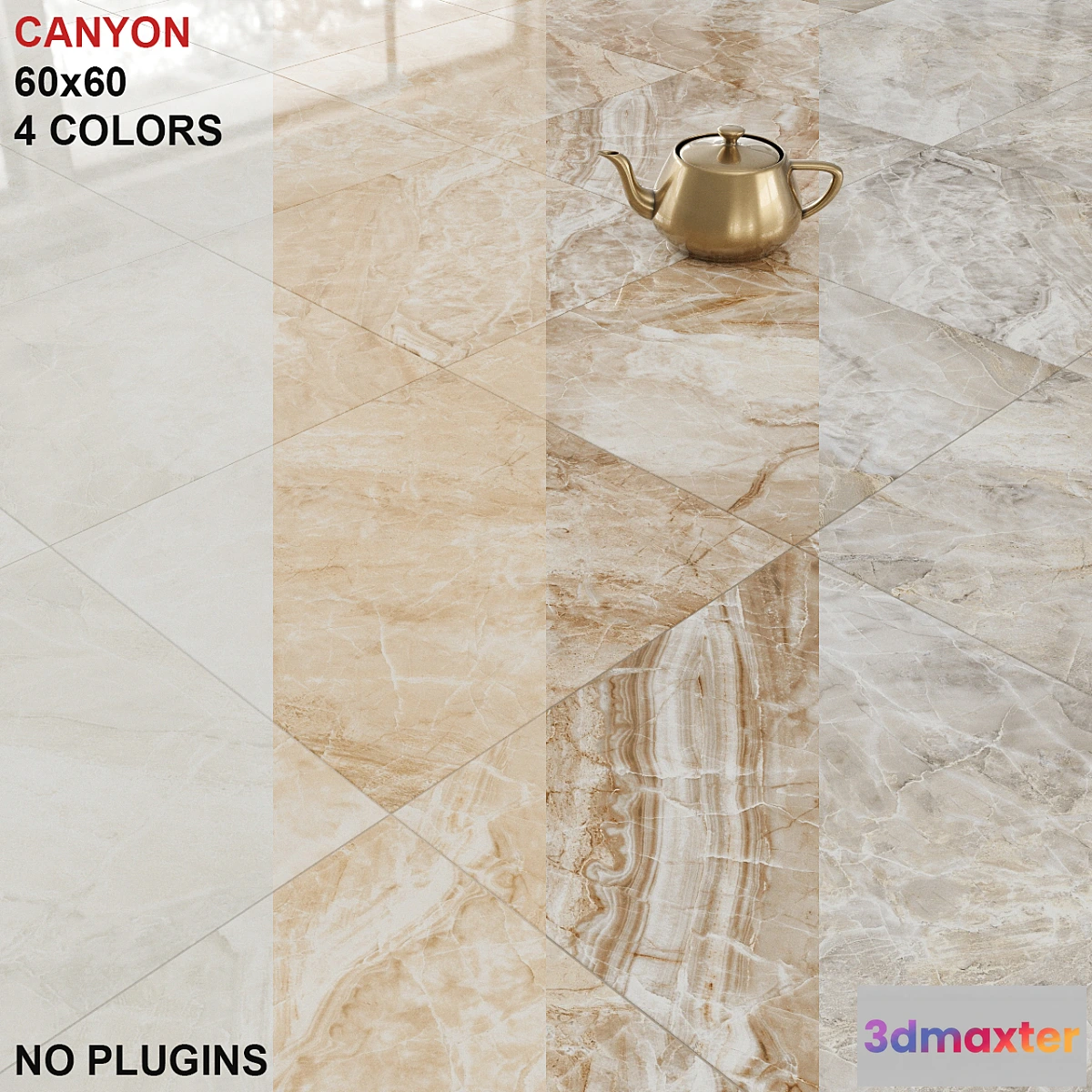 1440434 - KERRANOVA Canyon Tile Set 3D Max