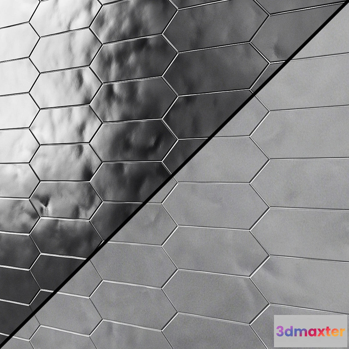 1441548 - Aliante Porcelain Tile in Matte 3D Max