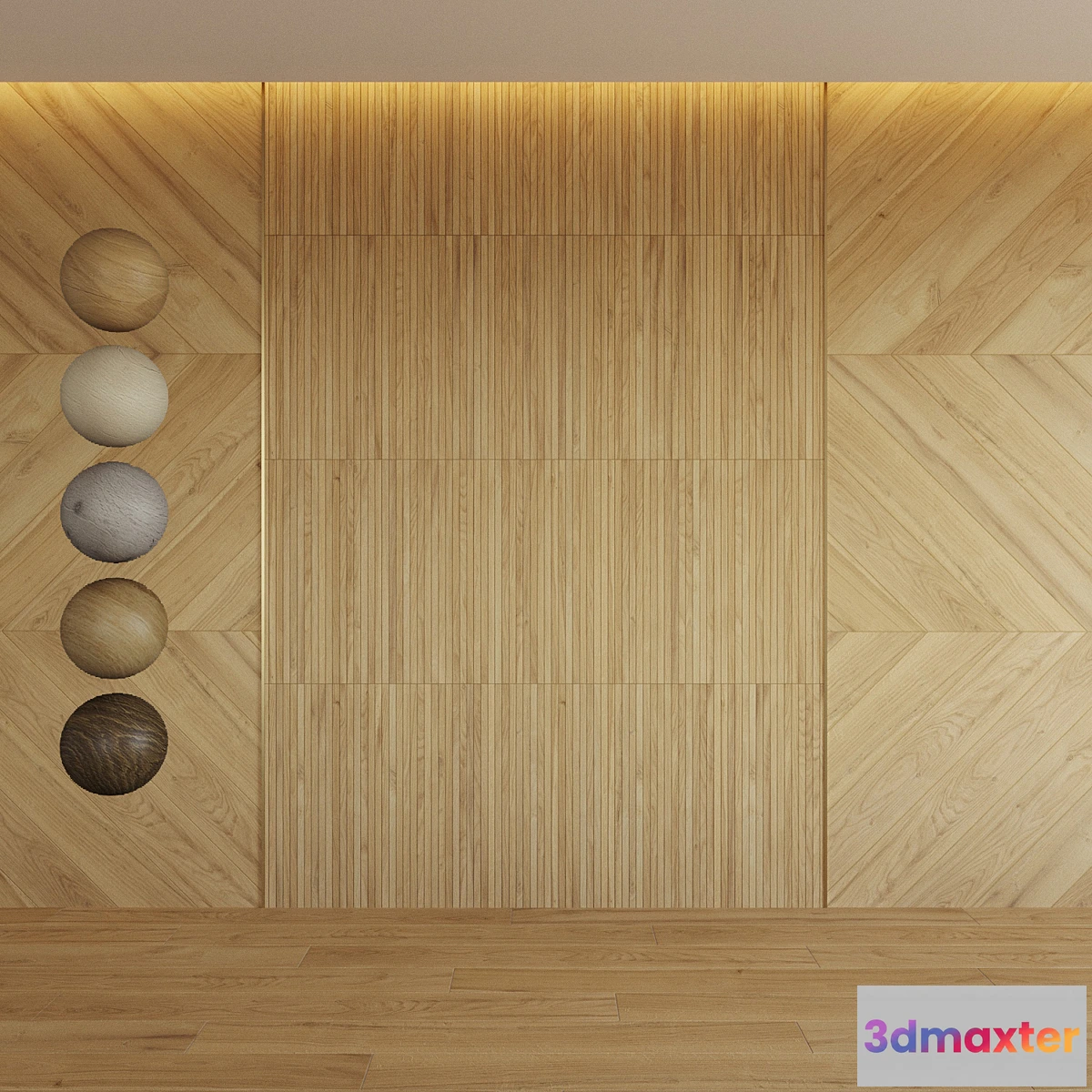 1441800 - Decor Italon LOFT Tatami Chevron 3D Max