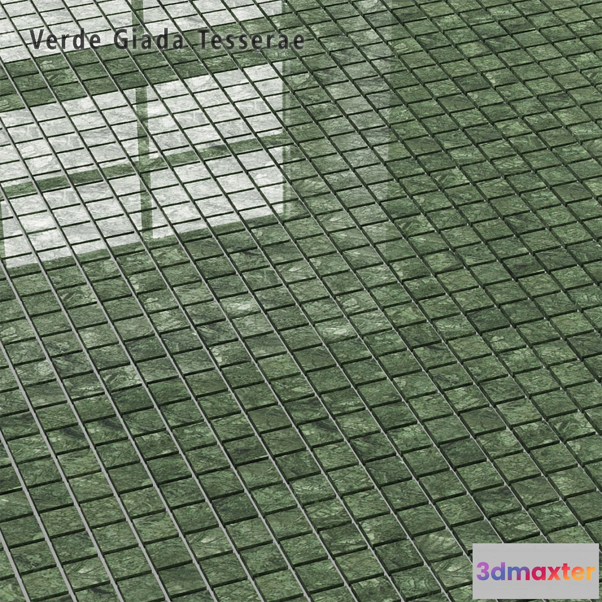1443812 - Tiles Sicis SiciStone Verde Giada Tesserae 3D Max