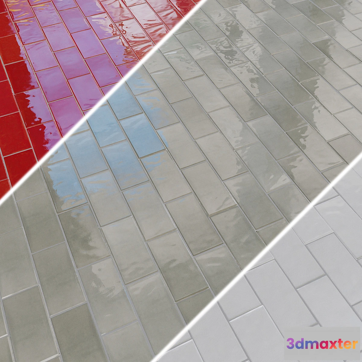 1444472 - Porcelain tiles EQUIPE MASIA 7.5×15 cm 3D Max