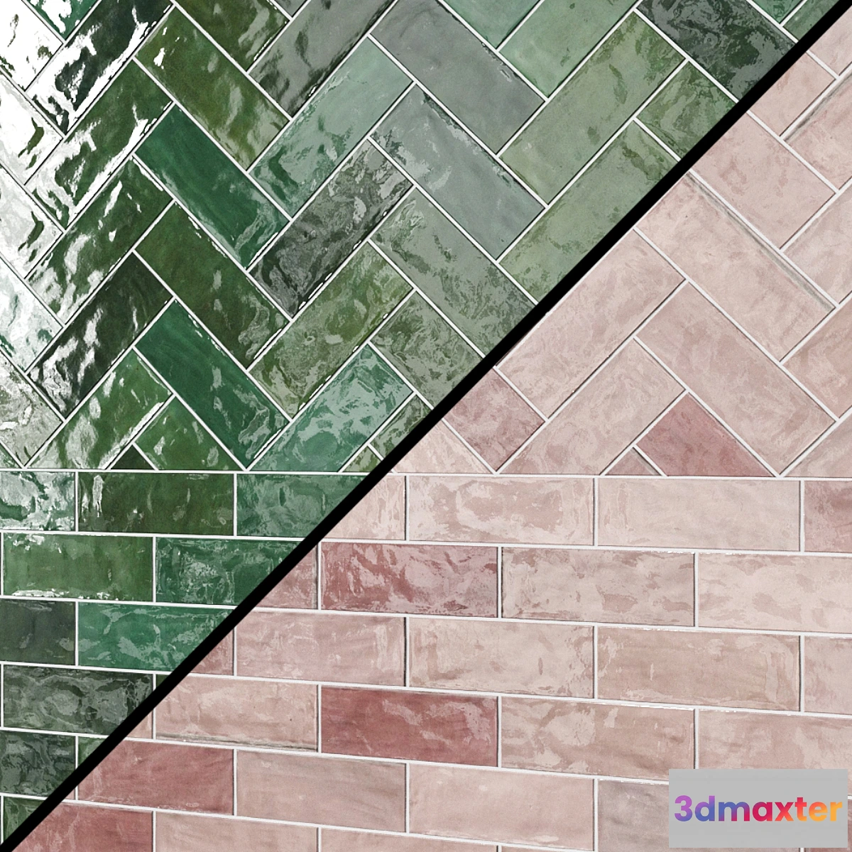 1444744 - Portmore 3×8 Glazed Ceramic Tile 3D Max