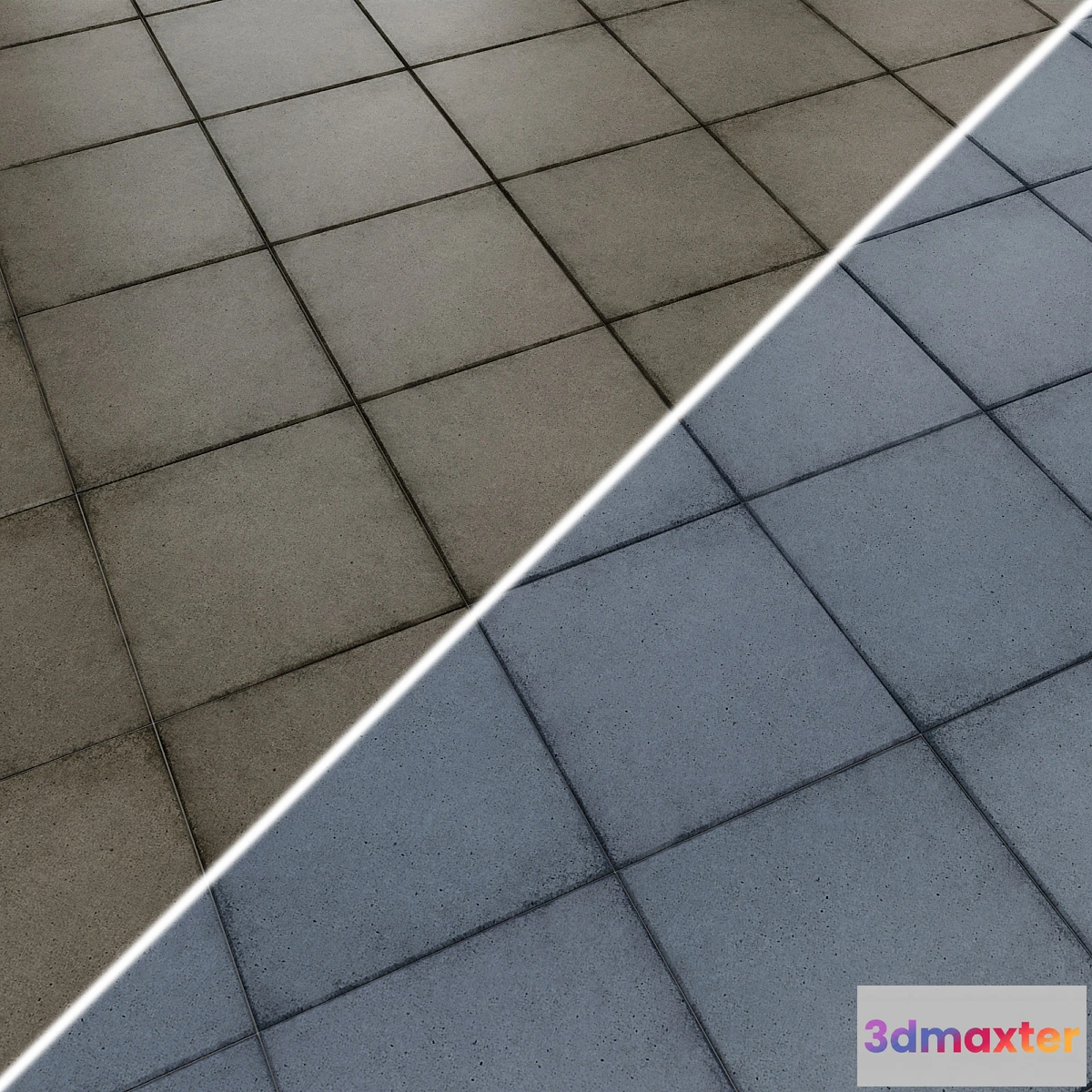 1446400 - Porcelain tile Tiles EQUIPE ART NOUVEAU 20×20 3D Max