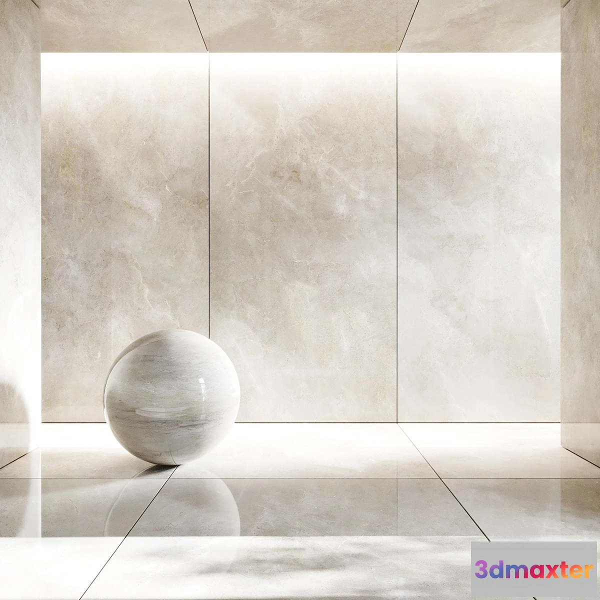 1448330 - Abyss Gray Porcelain Tiles 3D Max