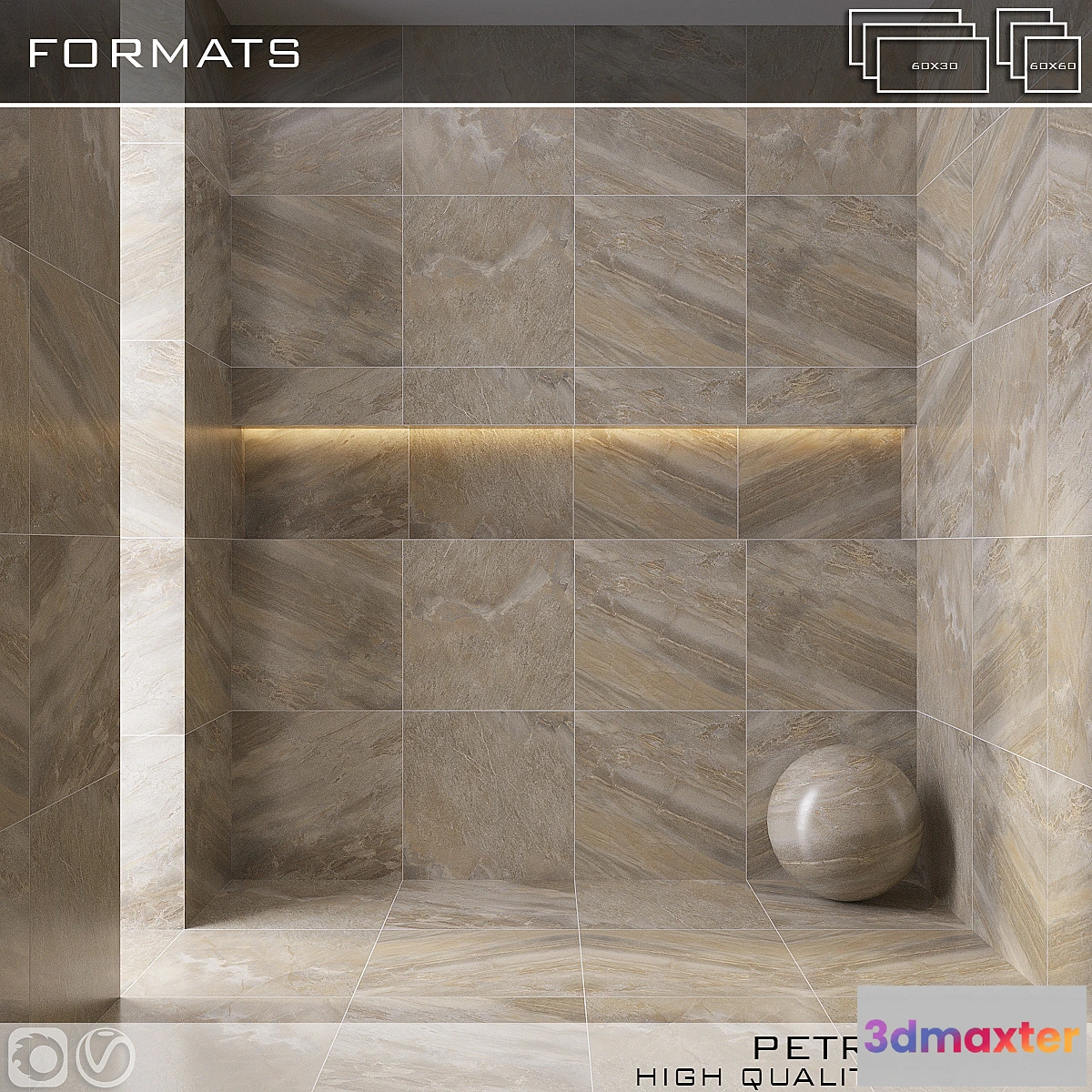 1448618 - ITALON PETROL DARK 3D Max