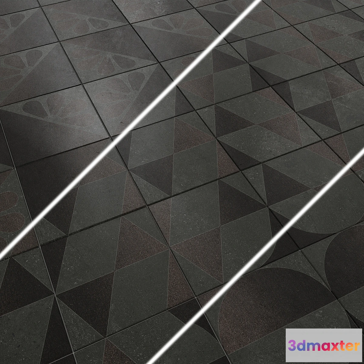 1449794 - Ceramic Tile Kerama Marazzi MATRIX 20×20 3D Max