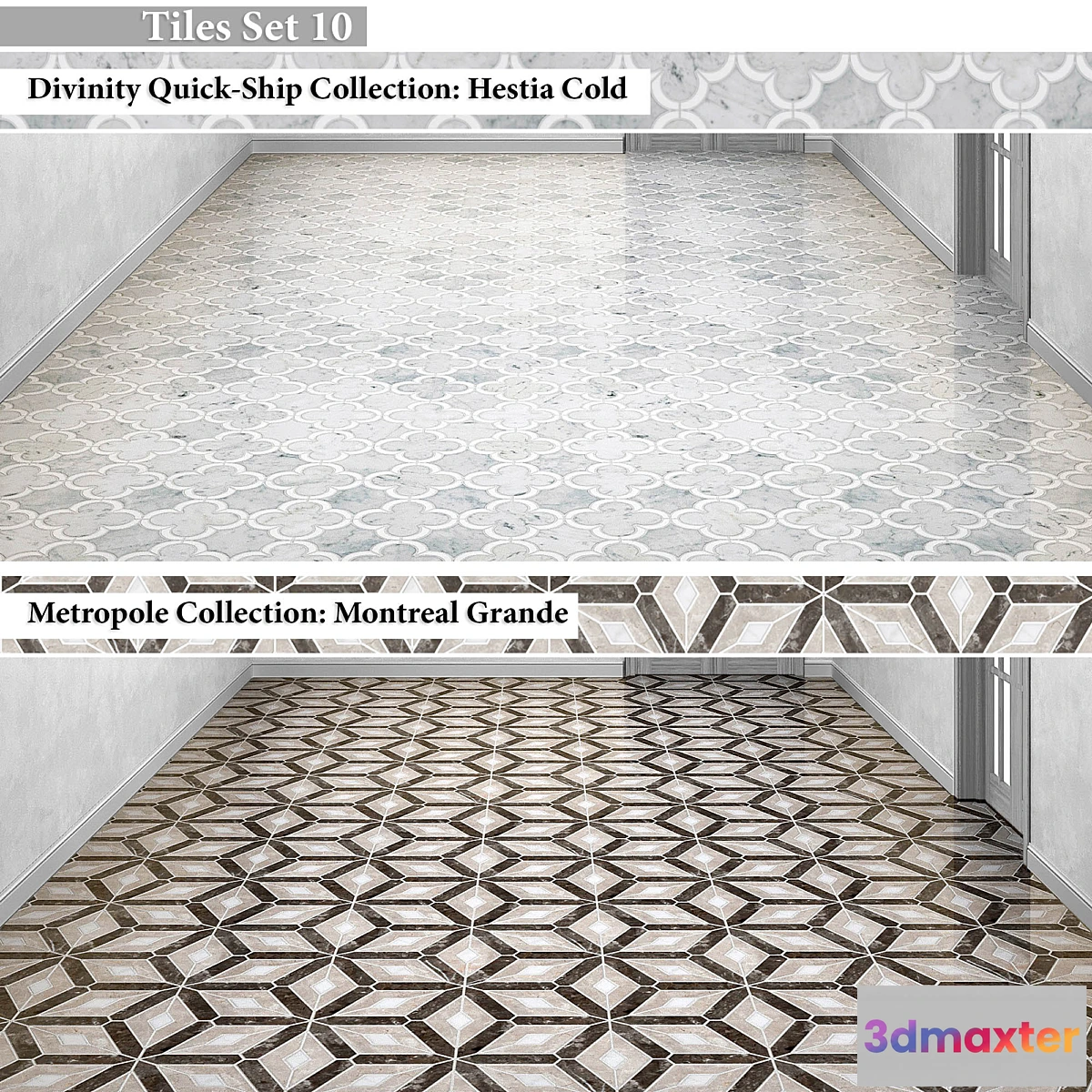 1451050 - Tiles set 10 3D Max