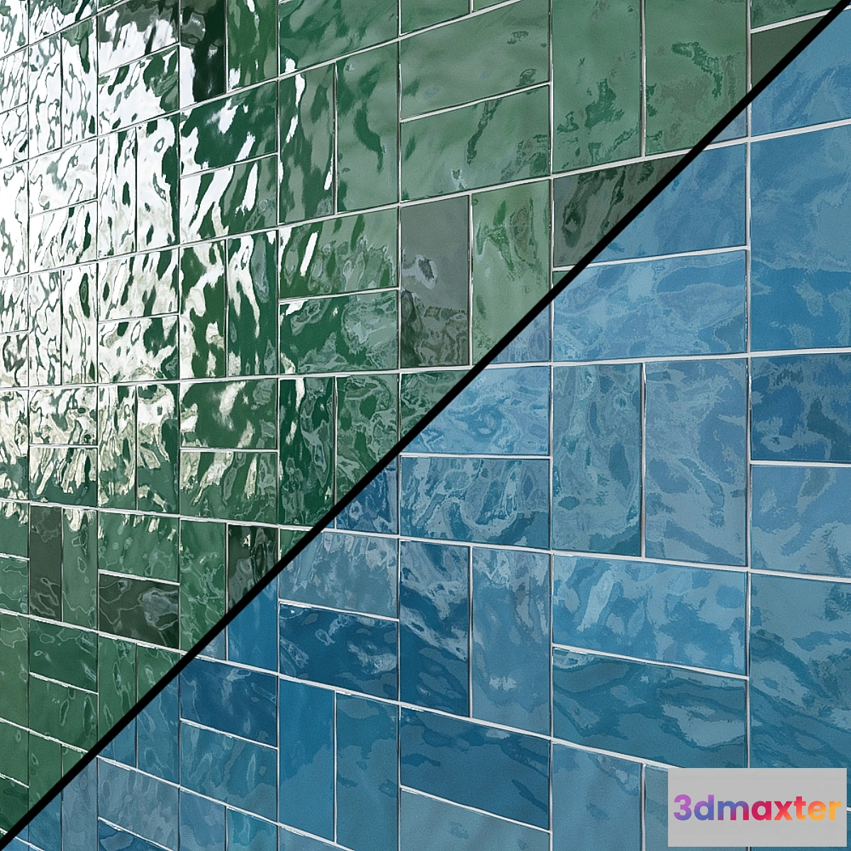 1452460 - Ceramic wall tile WOW FEZ Gloss 2 3D Max