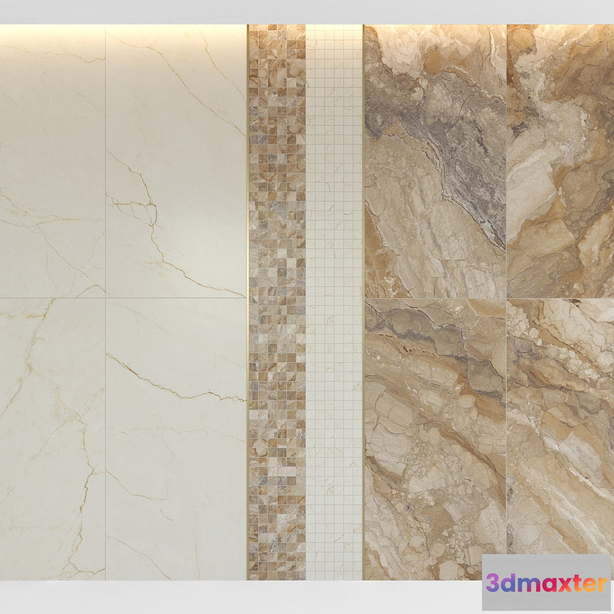 1454470 - LaFaenza Oro Decor set1 3D Max