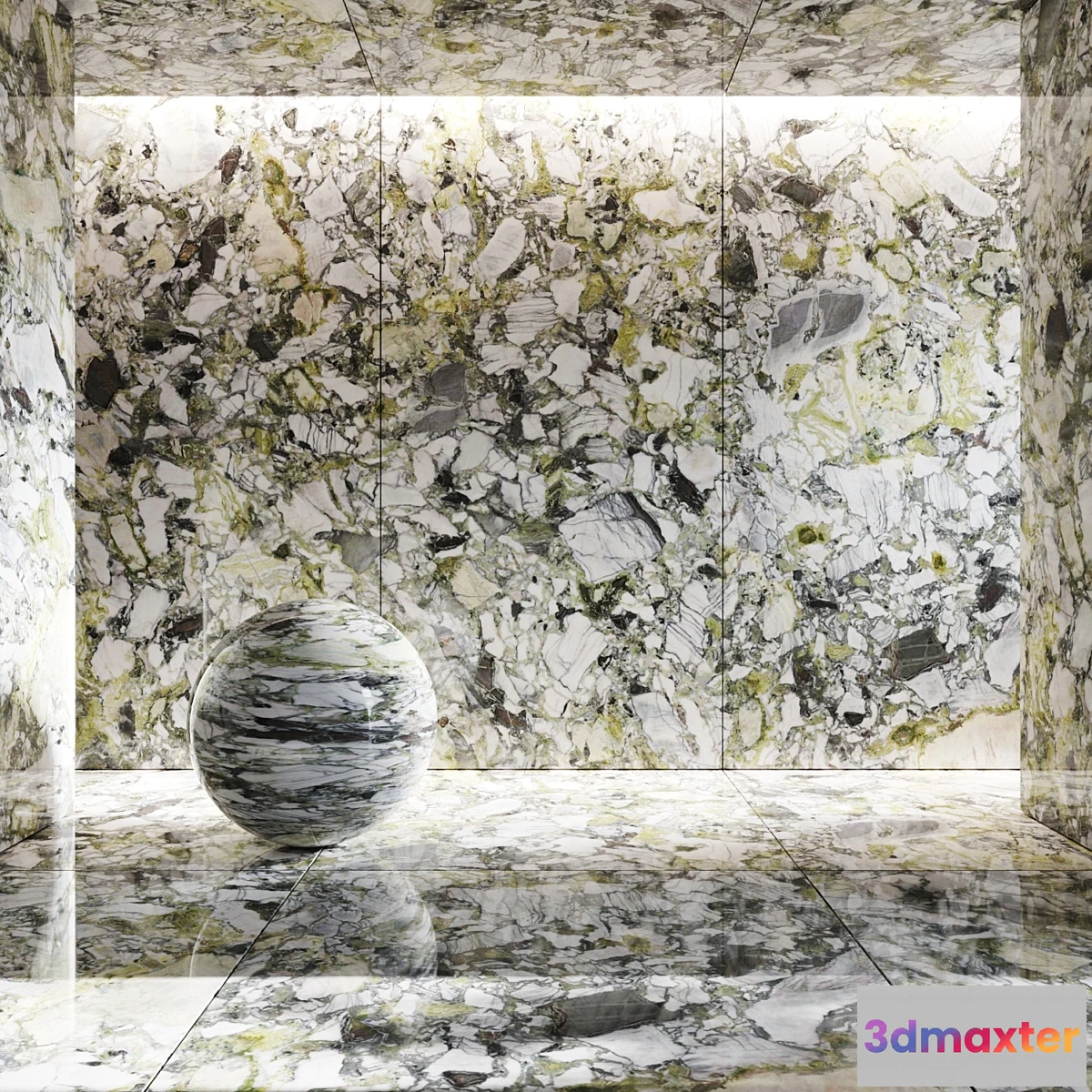 1455508 - Porcelain tile Ocean white 3D Max