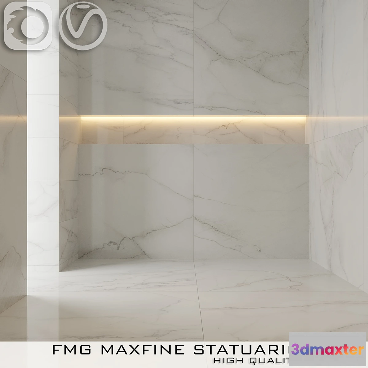 1456980 - Tile FMG STATUARIO LIGHT 3D Max