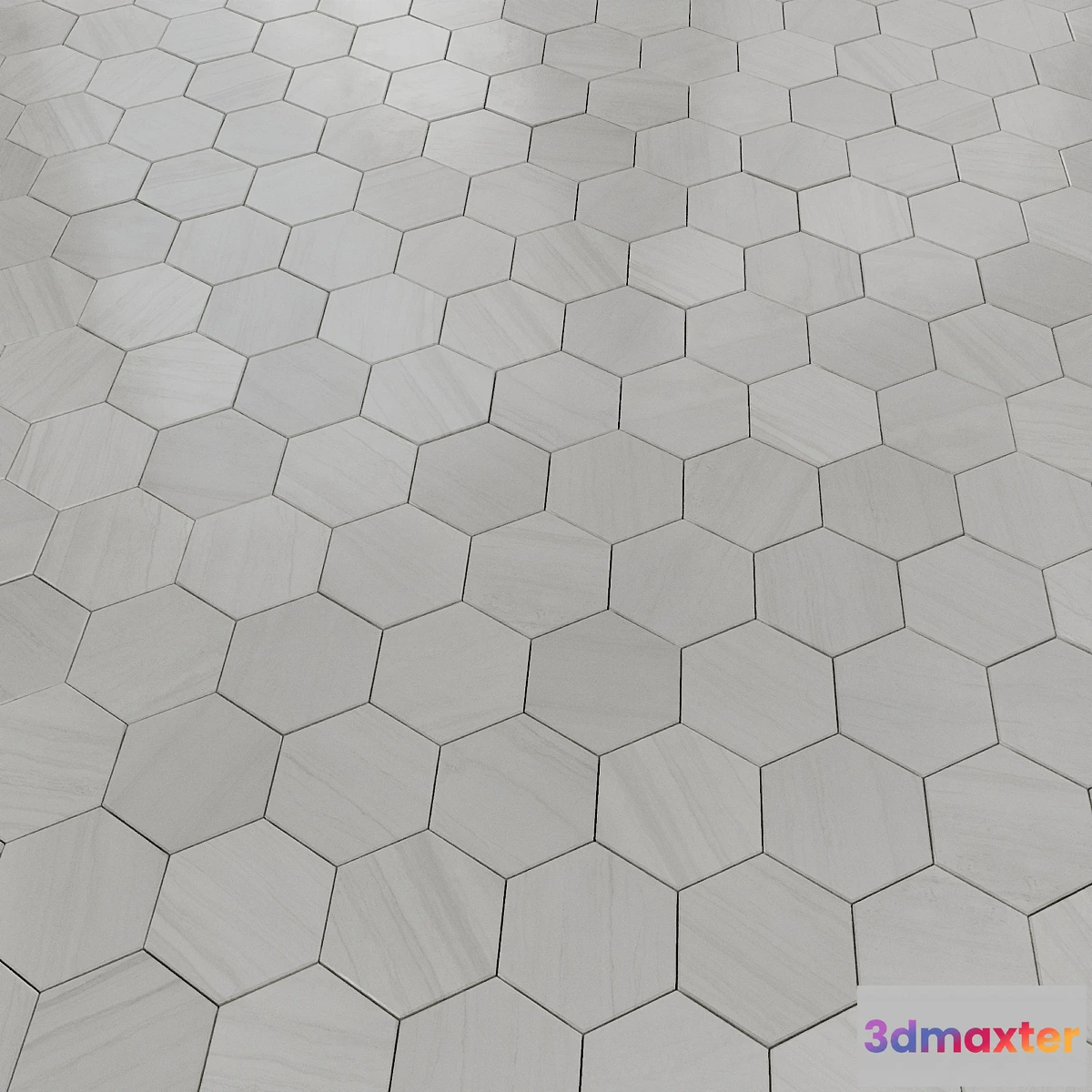 1457214 - Porcelain stoneware tiles EQUIPE LITHOS 11.6×10.1 cm 3D Max