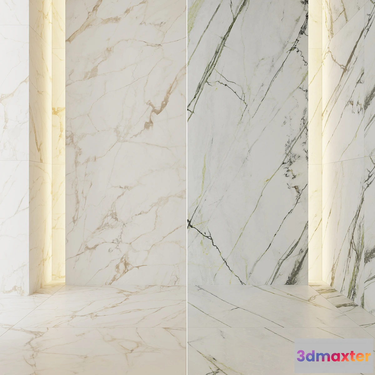 1457436 - Urbatek xlight Calacatta 3D Max