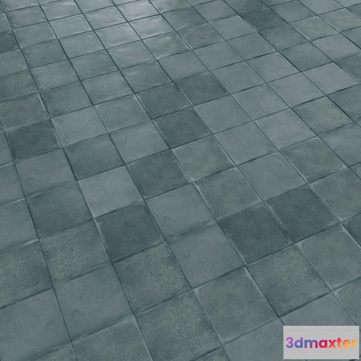 1461292 - Porcelain stoneware tiles EQUIPE ARGILE 10×10 cm 3D Max