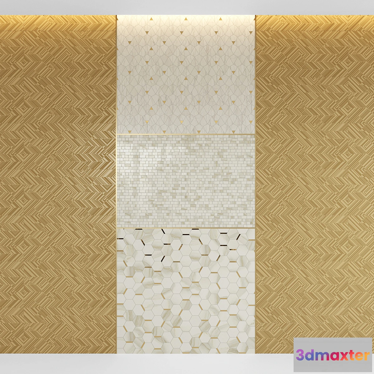 1462308 - Italon Charme Advance Decor set 3 3D Max