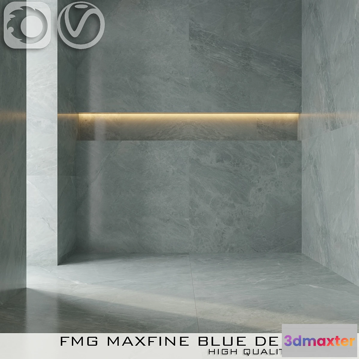 1463182 - Tile FMG BLUE DE SAVOIE 3D Max