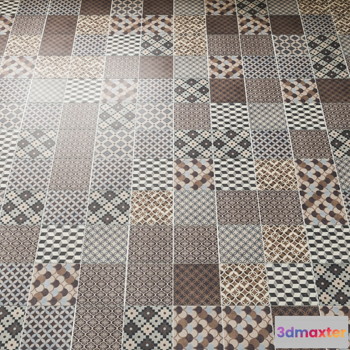 1463322 - CERAMIC TILES CARNABI STREET CERAMA MARAZZI 3D Max