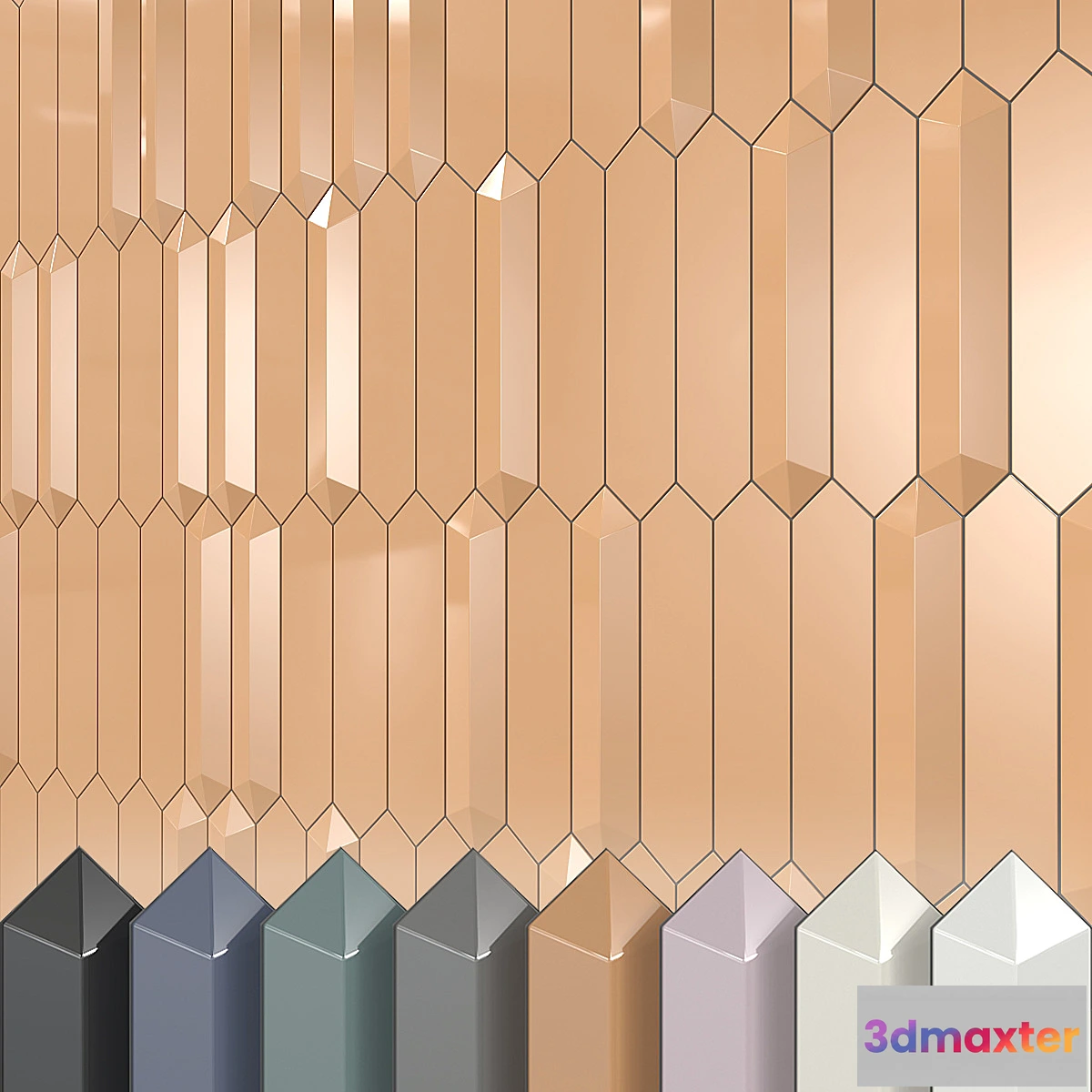 1466286 - Cifre Dimsey tile. 3D Max