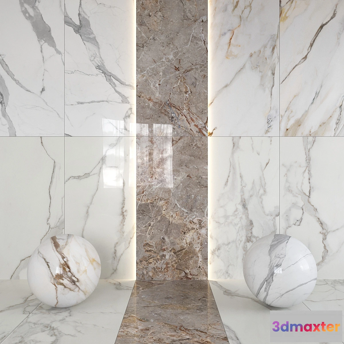 1469230 - Ava Ceramica Marble set 3D Max