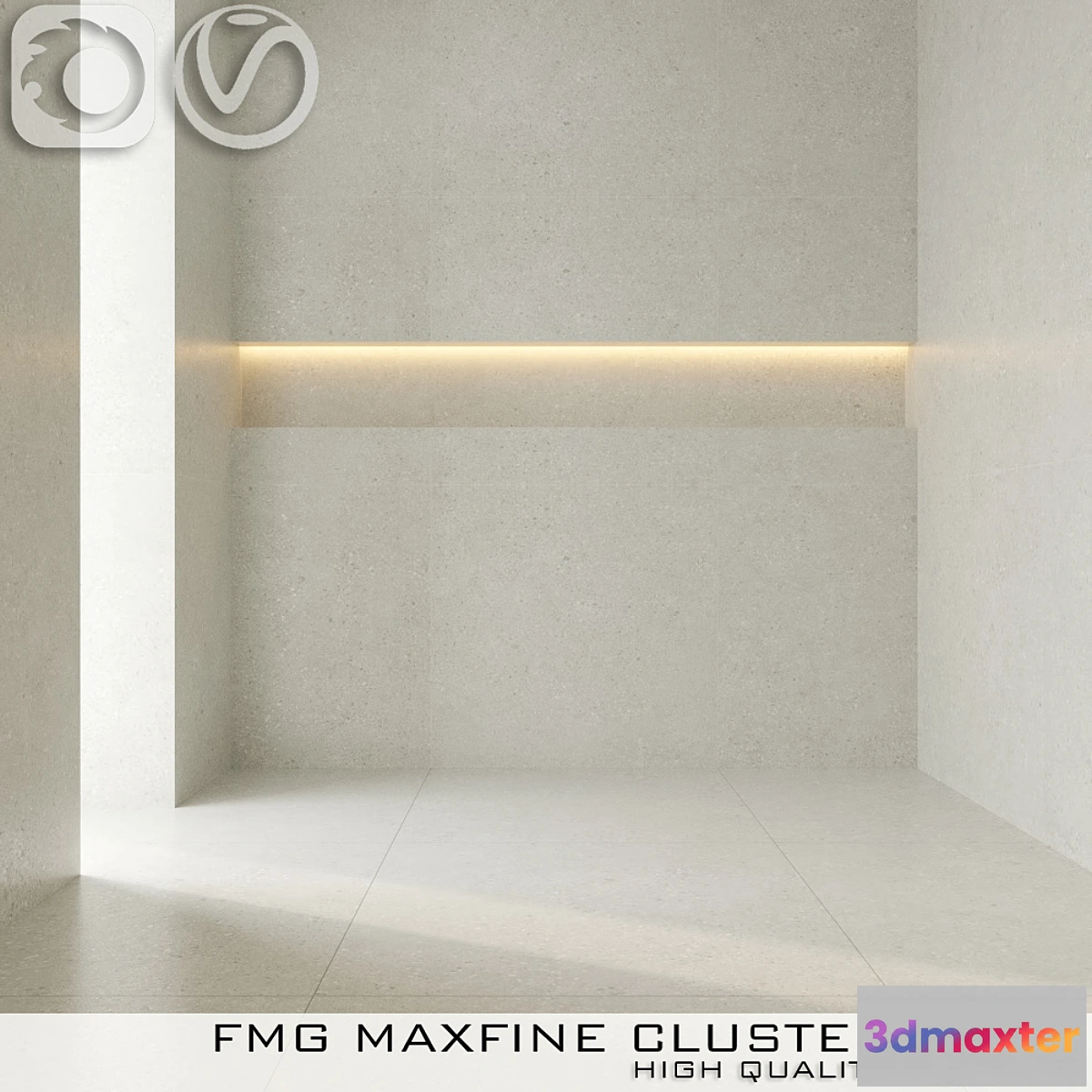 1471896 - Tile FMG CLUSTER WHITE 3D Max