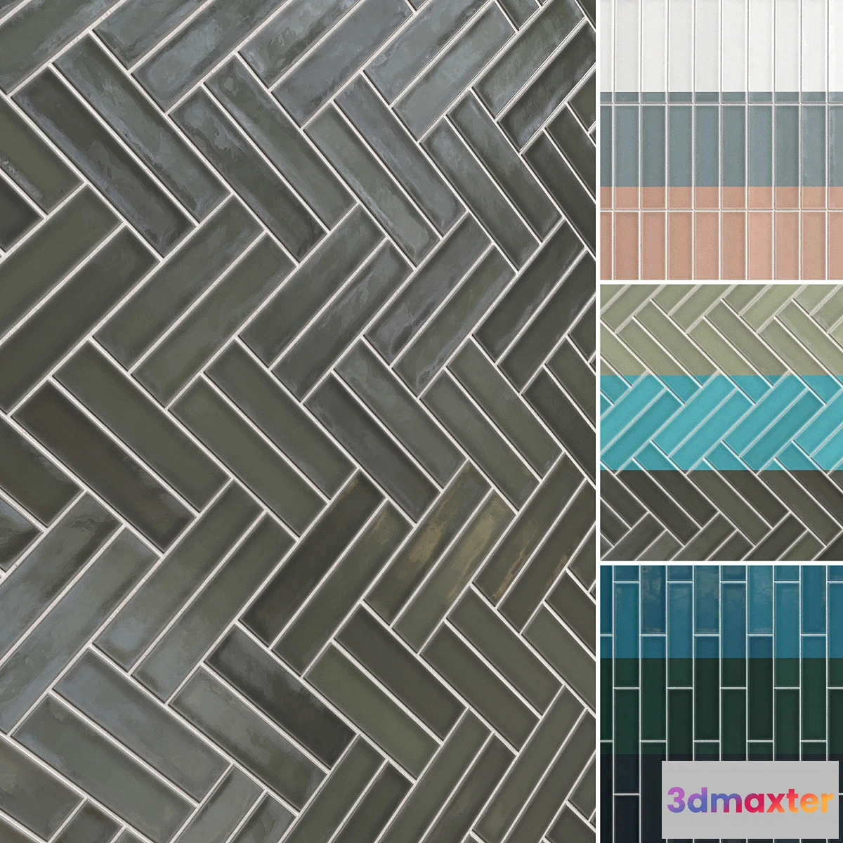 1472454 - Ceramic Tiles Set 036 3D Max