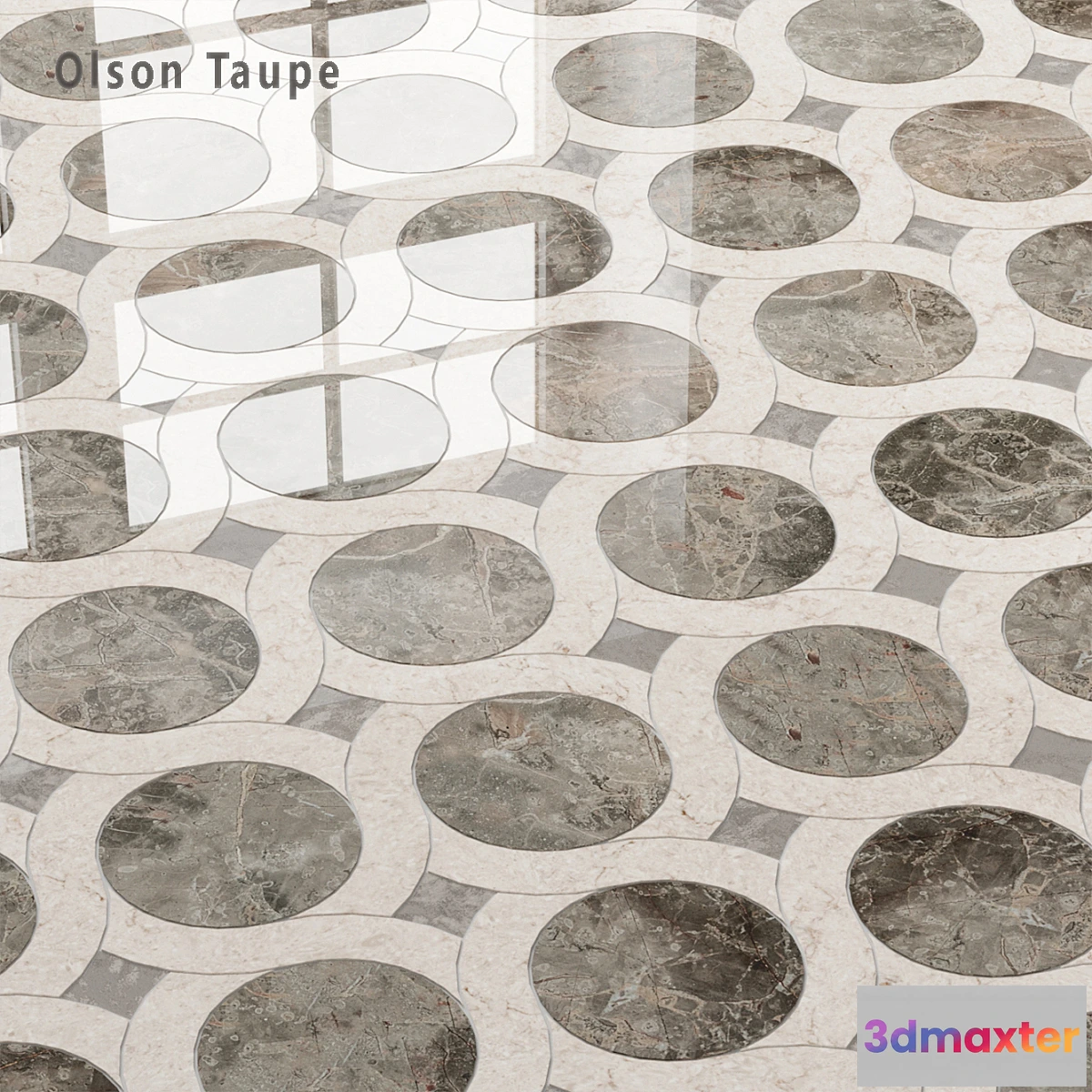 1472590 - Tile Sicis SiciStone Olson Taupe 3D Max