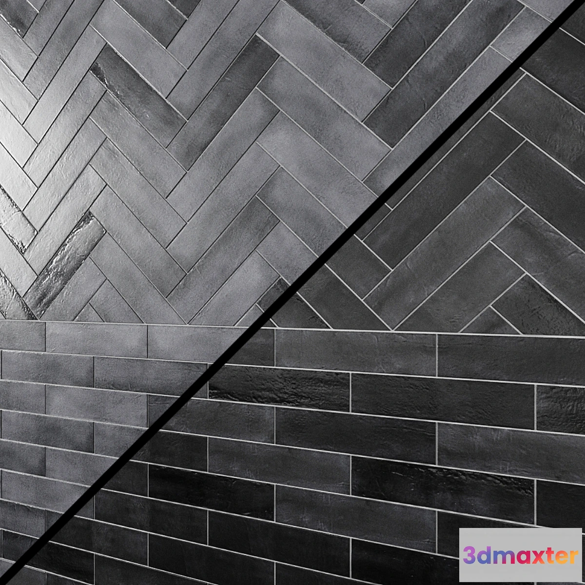 1474116 - OBLIQUE RANGE tile 3D Max